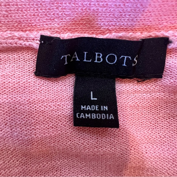 Talbots Lightweight Sweater Women’s Size Large Pink - Picture 12 of 14